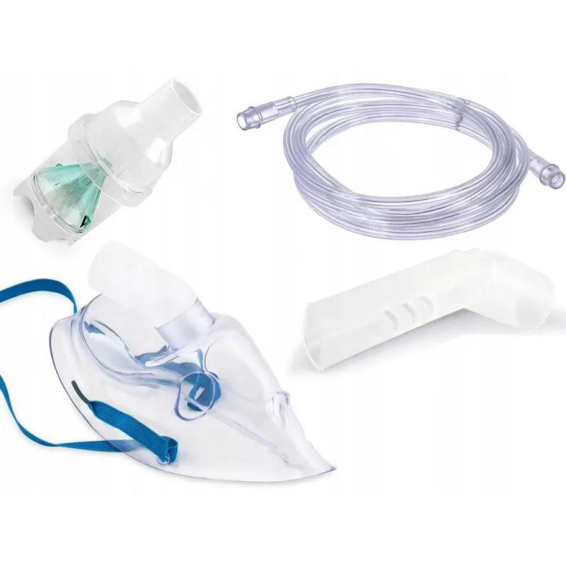 Zestaw do inhalatora maska duża, nebulizator, przewód, ustnik
