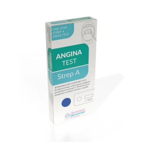 Hydrex - Test na Anginę Strep A - Test na anginę bakteryjną - 1 szt.