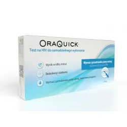 Hydrex Oraquick HIV Self - Domowy test na HIV - 1 sztuka