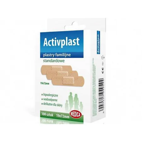 PLASTRY OPATRUNKOWE FAMILIJNE STANDARDOWE Medica Activplast