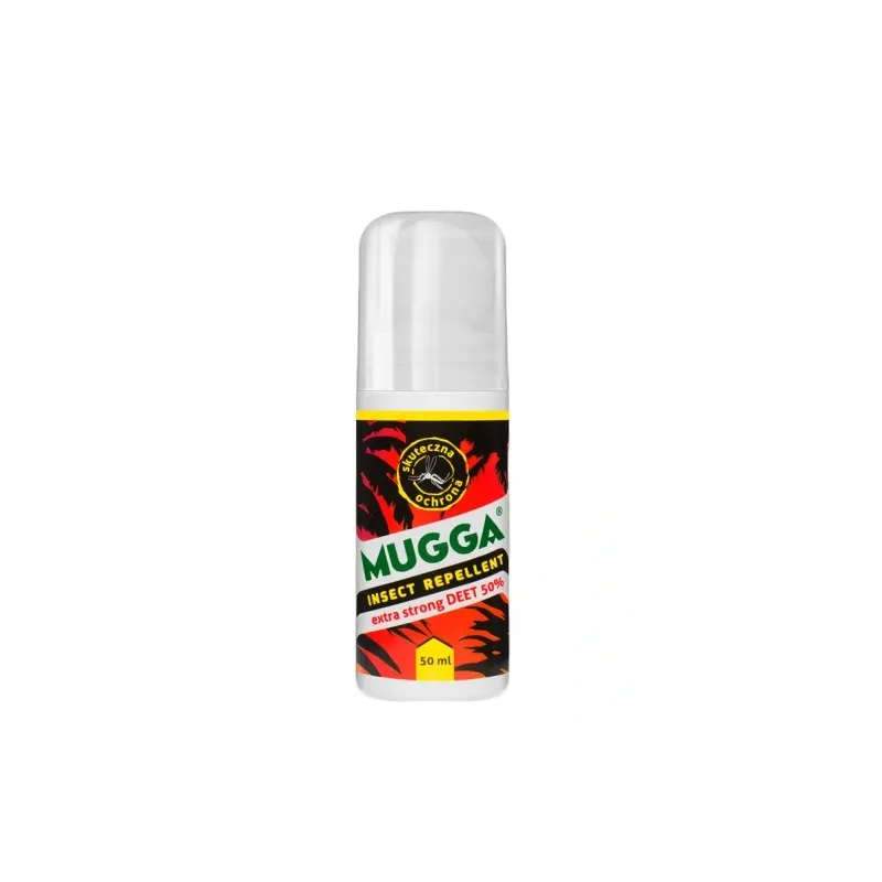 MUGGA ROLL-ON 50% DEET NA KOMARY I KLESZCZE STRONG