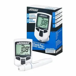 Glukometr NOVAMA MULTICHECK PRO+ CHOLESTEROL KWAS MOCZOWY GLUKOZA CUKIER