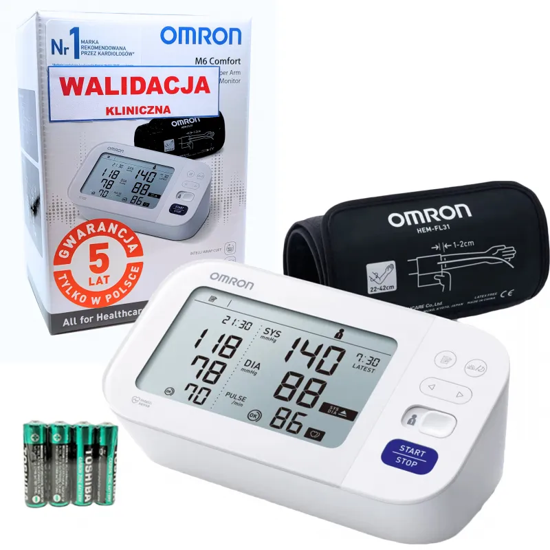 Ciśnieniomierz Omron M6 Comfort Afib HEM-7360-E