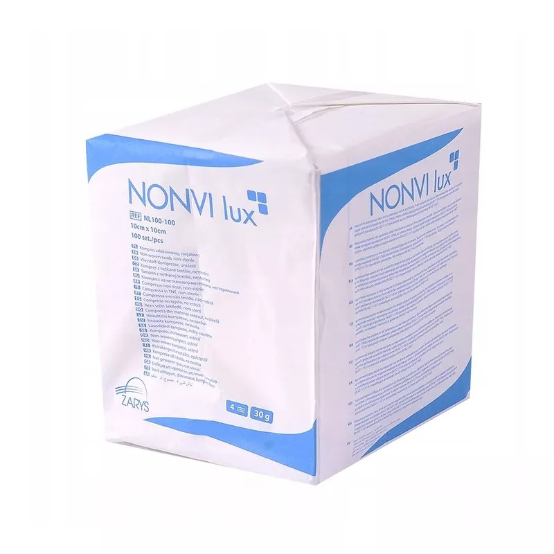 Kompresy z włókniny kompres włókninowy gazik 10 x 10cm 100szt