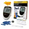 Glukometr Pempa 3w1 glukoza, cholesterol, kwas moczowy + Gratis