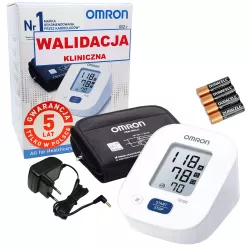 Ciśnieniomierz automatyczny  Omron M2 PLUS z zasilaczem