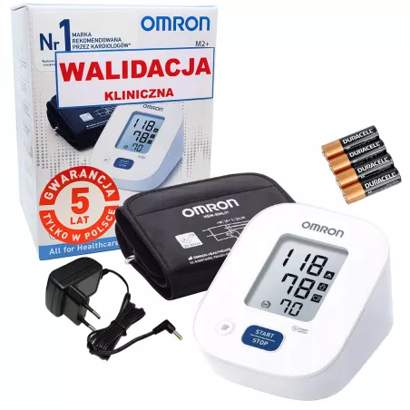 Ciśnieniomierz automatyczny  Omron M2 PLUS z zasilaczem