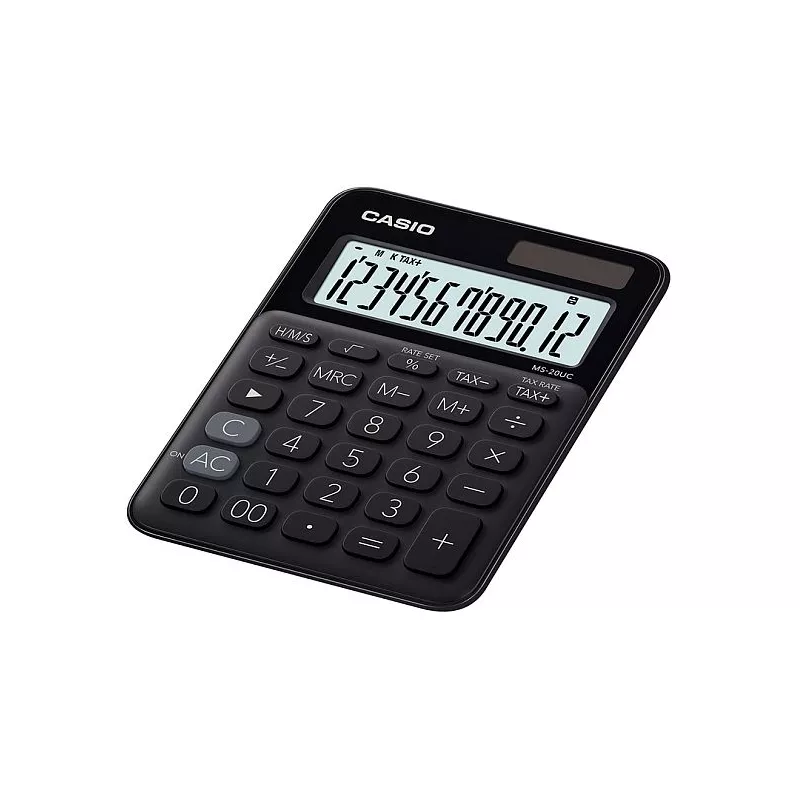 KALKULATOR BIUROWY CASIO MS-20UC-BK CZARNY