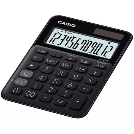KALKULATOR BIUROWY CASIO MS-20UC-BK CZARNY