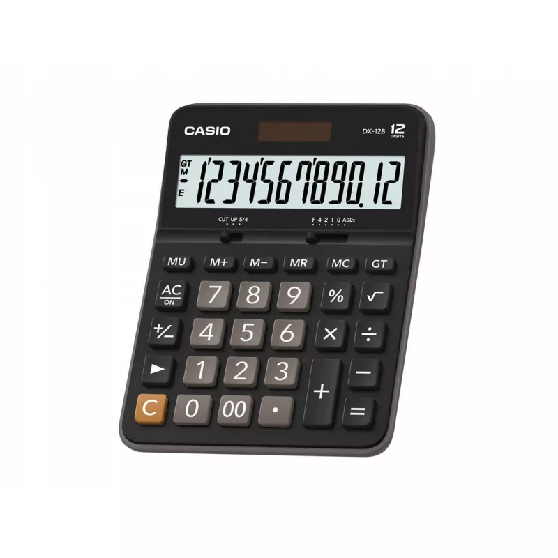 KALKULATOR BIURO SZKOŁA CASIO DX-12B 12 POZYCJI PAMIĘĆ PROCENTY PIERWIASTKI