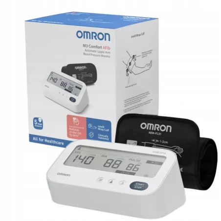 CIŚNIENIOMIERZ OMRON M3 COMFORT AFib NOWY MODEL 2025 MIGOTANIE PRZEDSIONKÓW