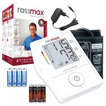 Ciśnieniomierz automatyczny Rossmax X1 z zasilaczem